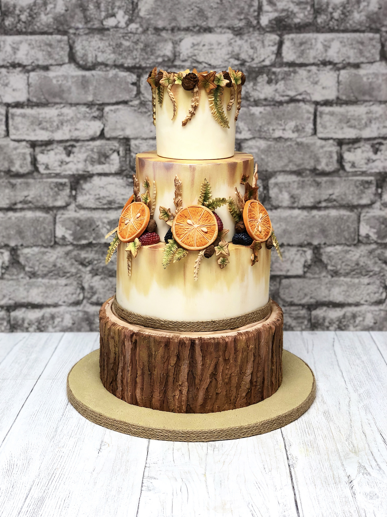 Karen Davies Autumn Wedding Cake